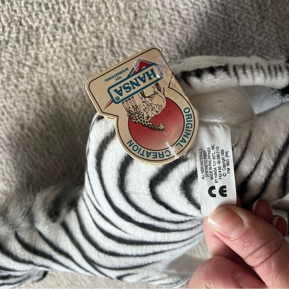 Hansa Zebra, Baby (3452) Plush Realistic looking - Picture 6 of 8